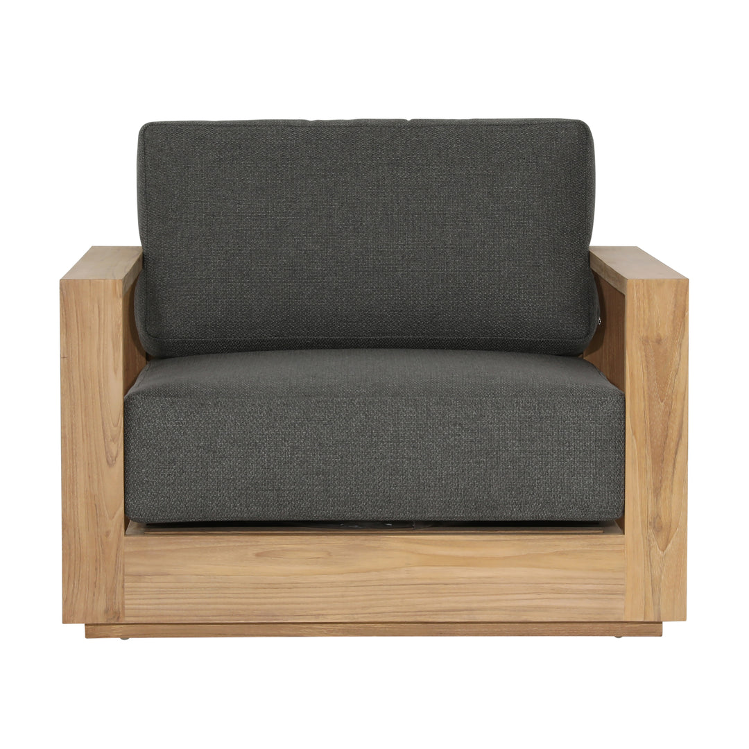 EcoBliss ChillPot Rustic Charcoal Lounger