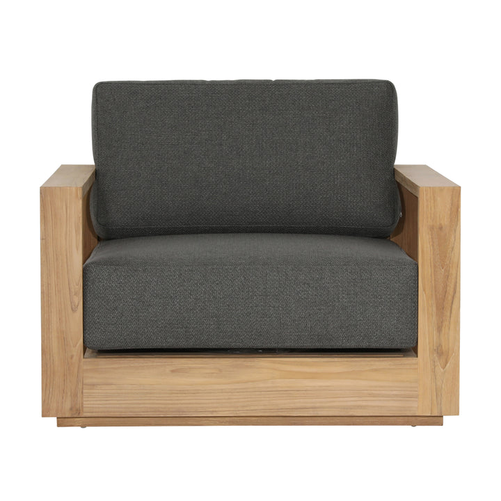 EcoBliss ChillPot Rustic Charcoal Lounger