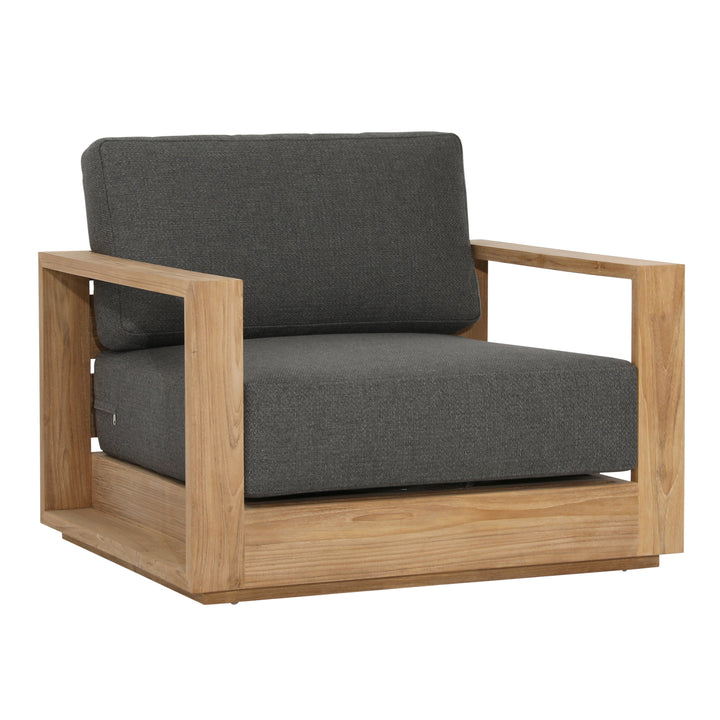 EcoBliss ChillPot Rustic Charcoal Lounger