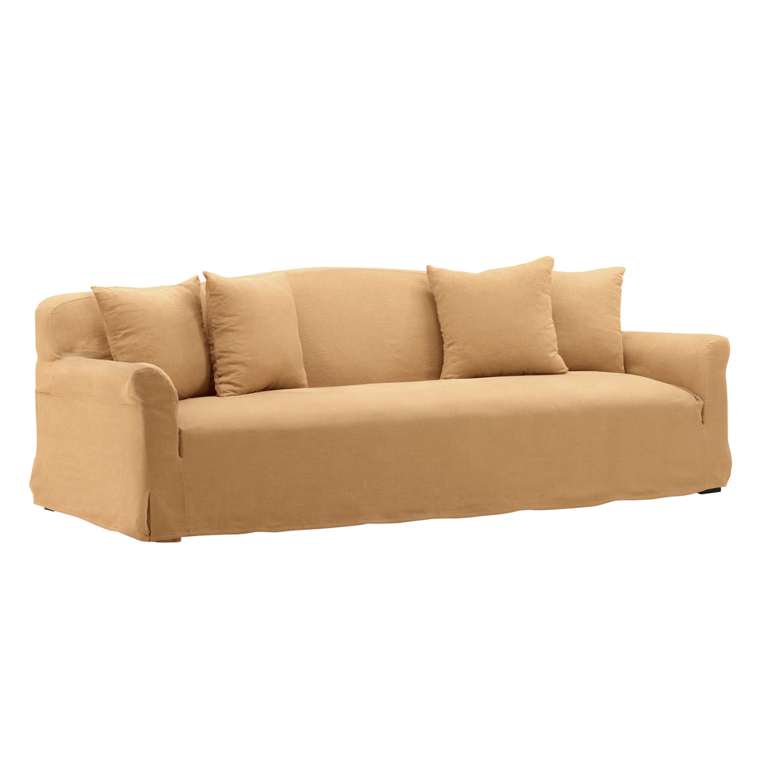 Cozy Kernels Linen Slipcover Sofa