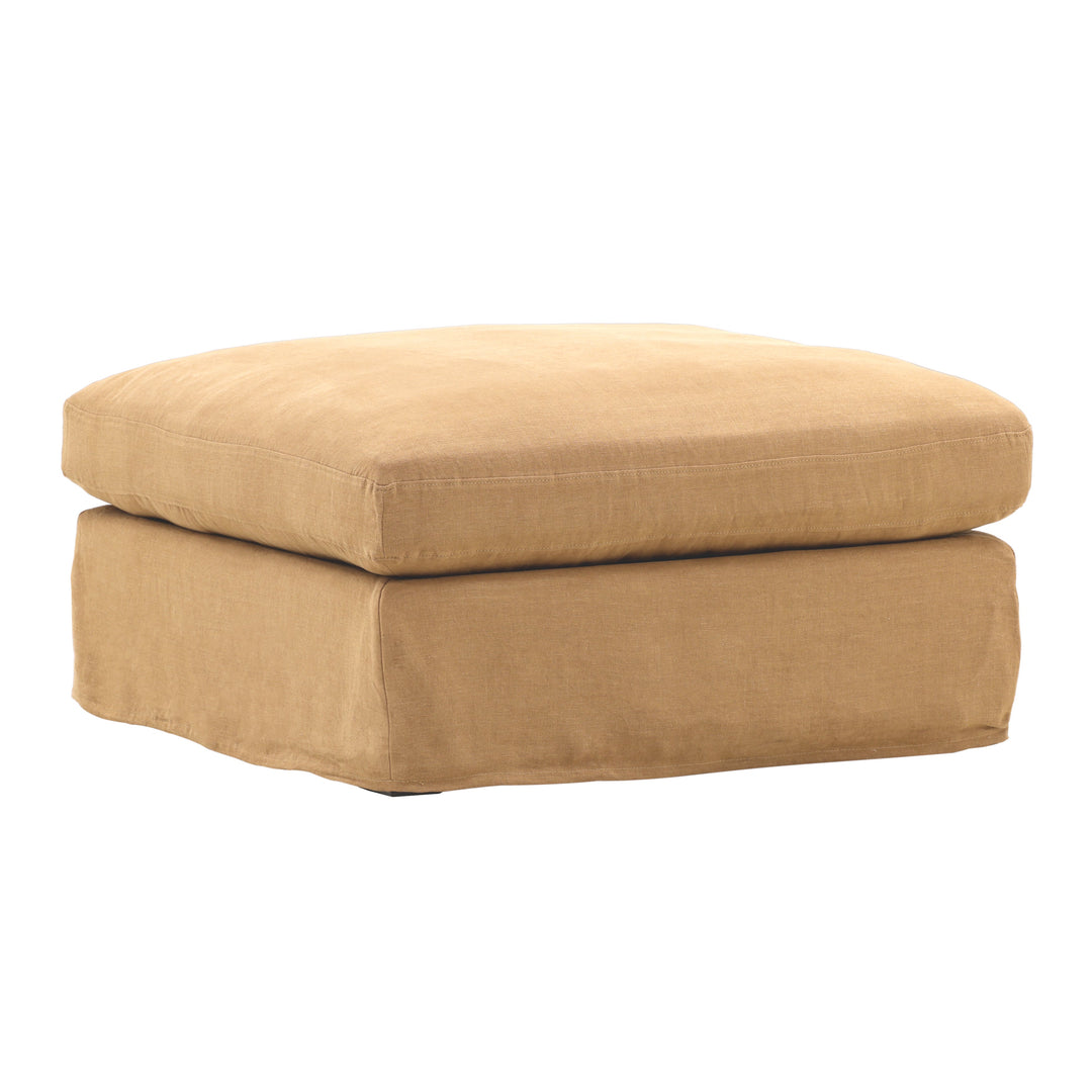 Cozy Corner Chic - Modern Ottoman Slipcover