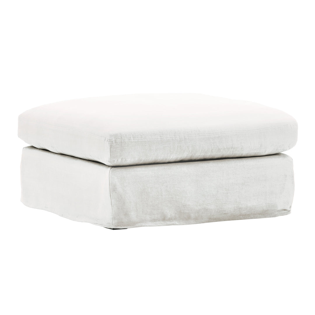 Casablanca Lounge Chaise Cushion Cover - Crisp White