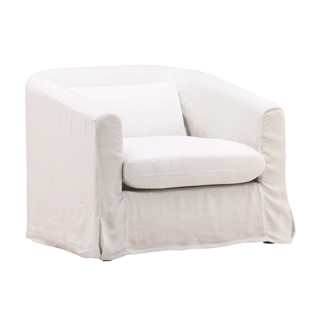 Eco-chic Breeze Linen Slipcover Armchair
