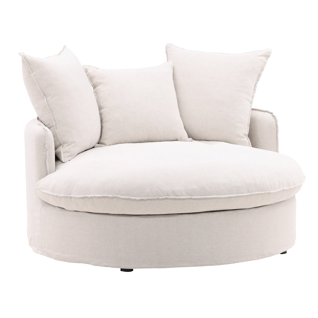 Sunset Sanctuary Recliner Cover - Neutral Elegance
