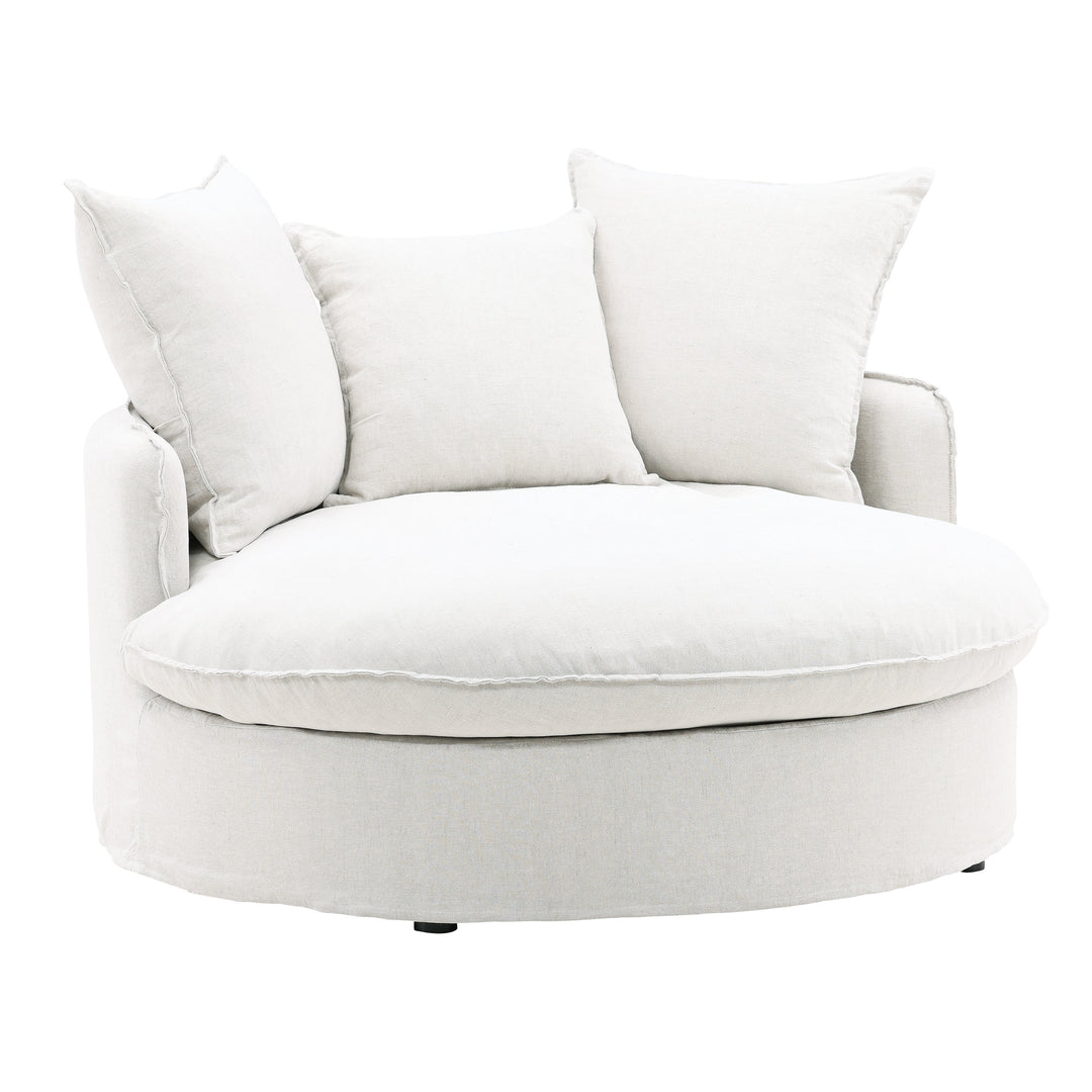 Relaxation Retreat White Slipcover
