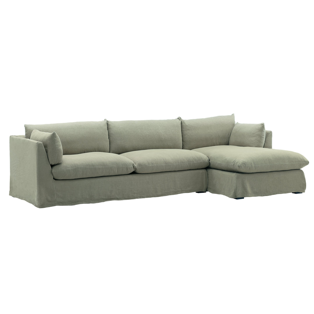 Tranquil Forest Oasis 2-Piece Chaise Sectional