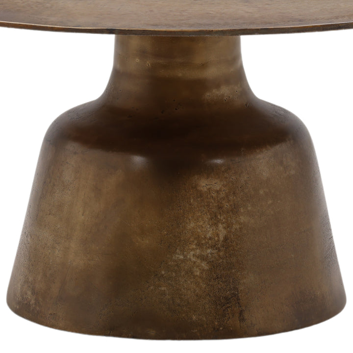 Elevated Harmony Solid Wood Round Coffee Table