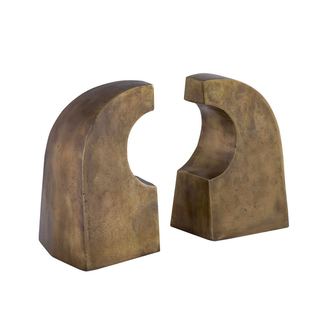 Timeless Solstice Stone Bookends