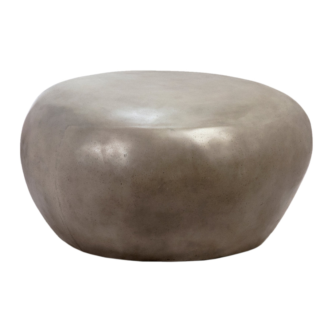 Stone-Kissed Patio Chic Table - Charcoal Edition