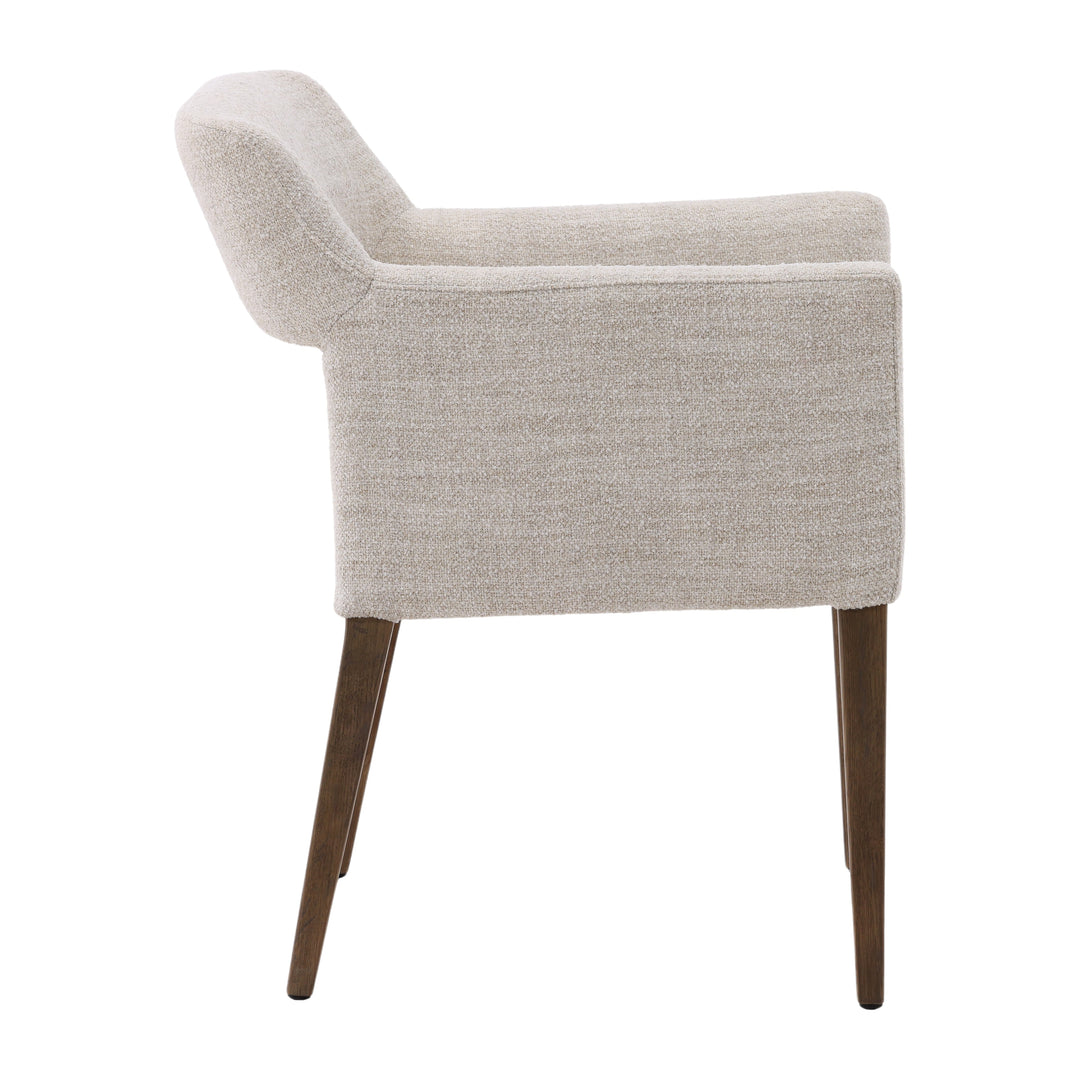 Elegant Whisper-Woven Dining Chair in Cream