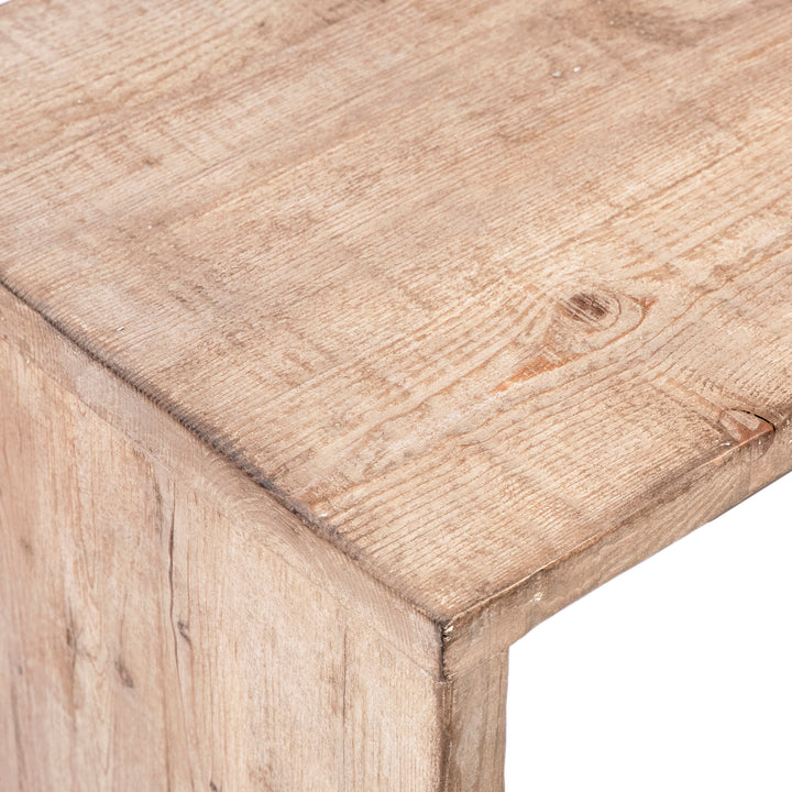 Uniquely Crafted Pair of Artisan Nesting Tables