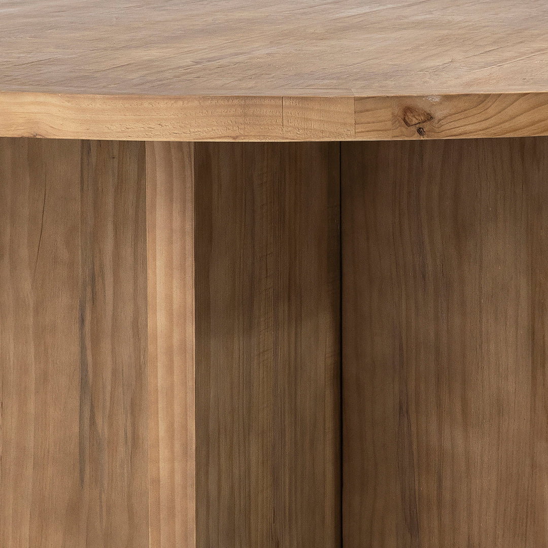 Nature's Timeless Gathering Essence - Rustic Solid Wood Dining Table