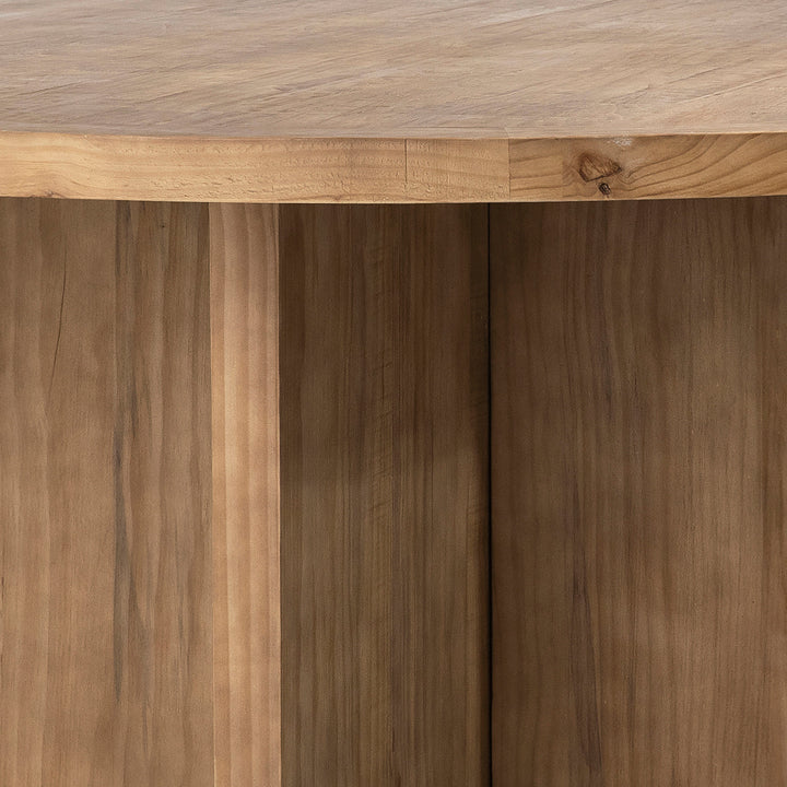 Nature's Timeless Gathering Essence - Rustic Solid Wood Dining Table