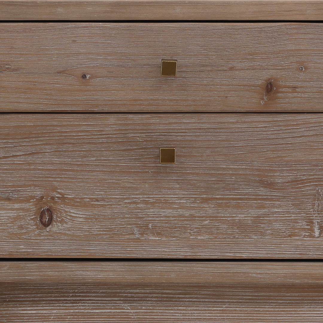 Wooden Elegance: Vintage-Inspired End Table