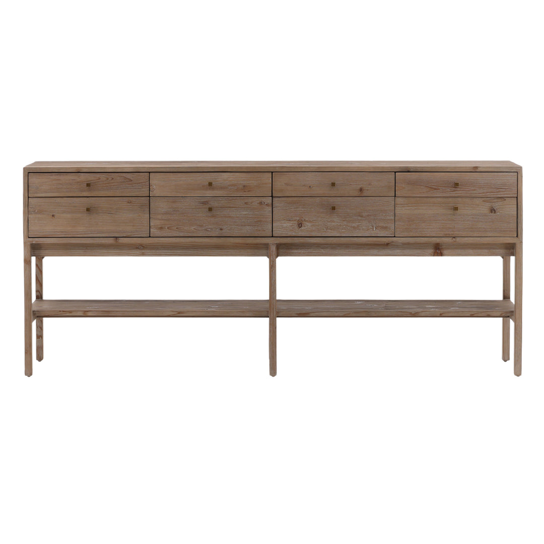Wooden Elegance: Vintage-Inspired End Table