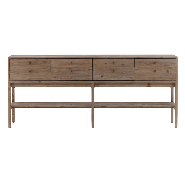 Wooden Elegance: Vintage-Inspired End Table