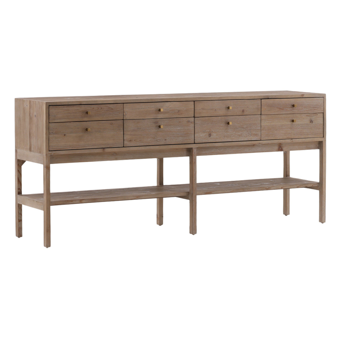 Wooden Elegance: Vintage-Inspired End Table