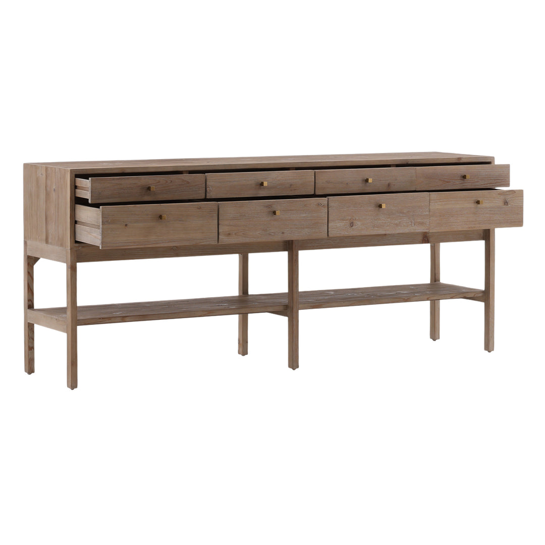 Wooden Elegance: Vintage-Inspired End Table