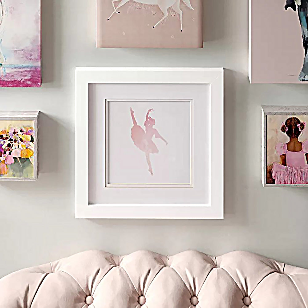 Skegness Ballerina Silhouette Framed art