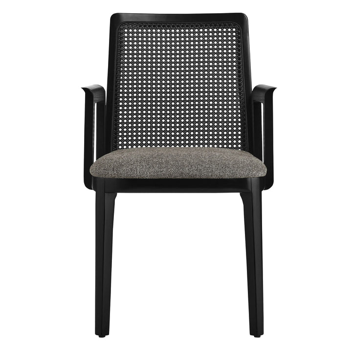 Cana Black and Gray Dining Armchair