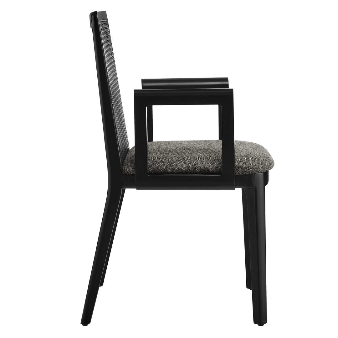 Cana Black and Gray Dining Armchair