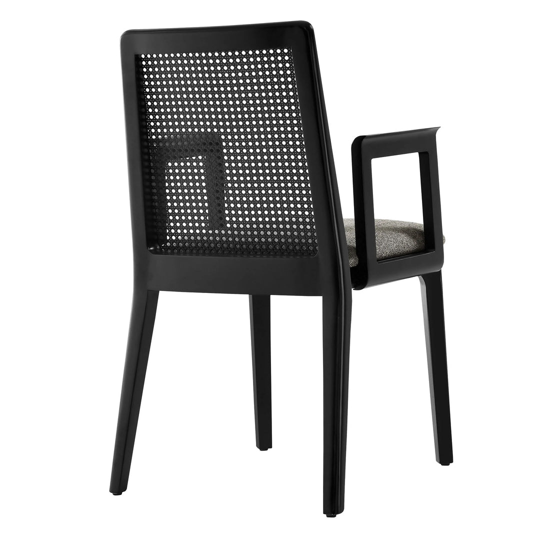 Cana Black and Gray Dining Armchair