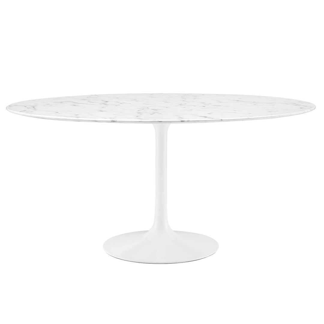 Luna 60" Round Luxe Marble Dining Table