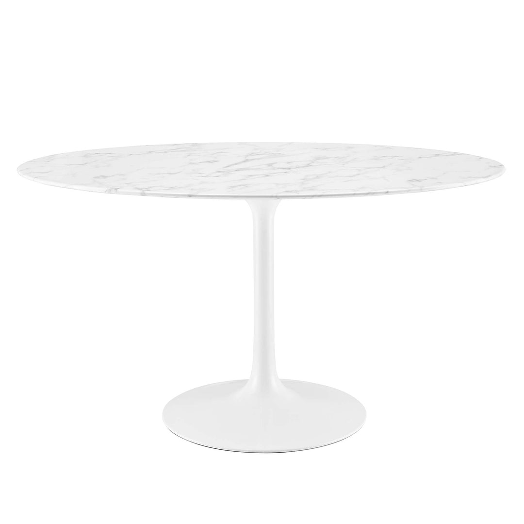 Luxe 54" Oval Onyx Dining Table