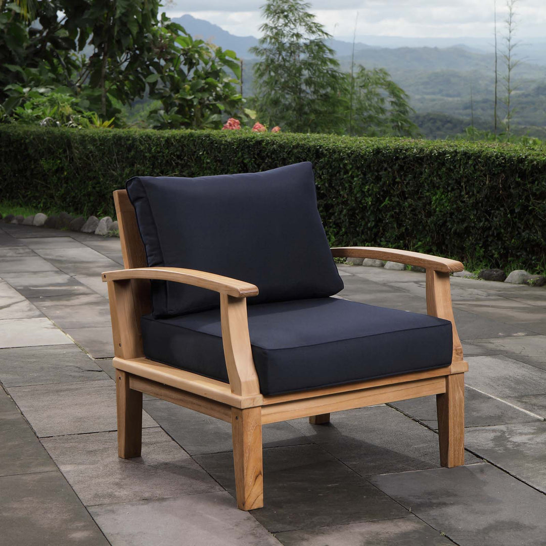 Monaco Outdoor Patio Teak Armchair