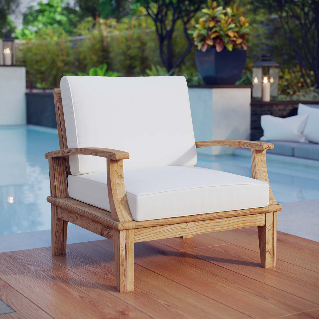 Monaco Outdoor Patio Teak Armchair