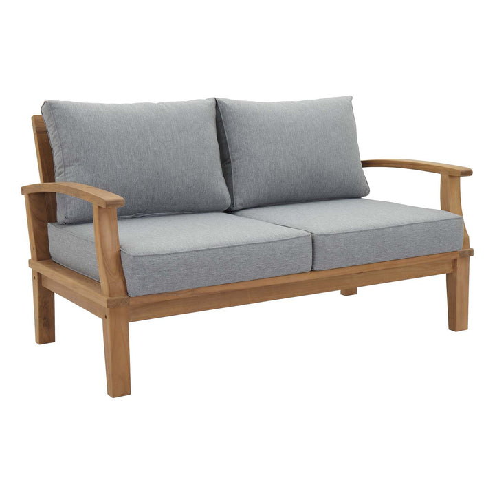 Malibu Outdoor Patio Teak Loveseat