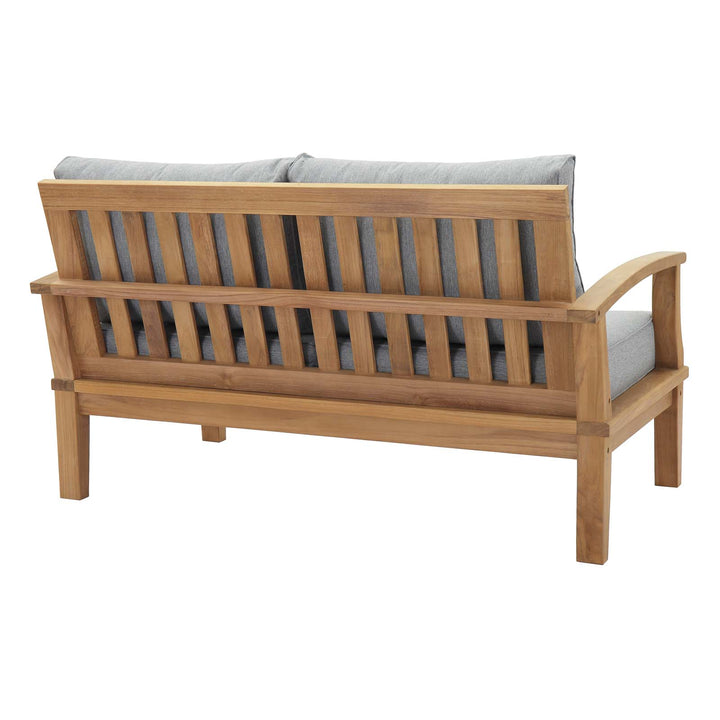 Malibu Outdoor Patio Teak Loveseat