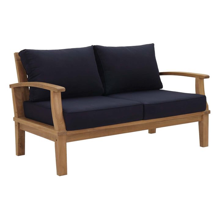 Malibu Outdoor Patio Teak Loveseat