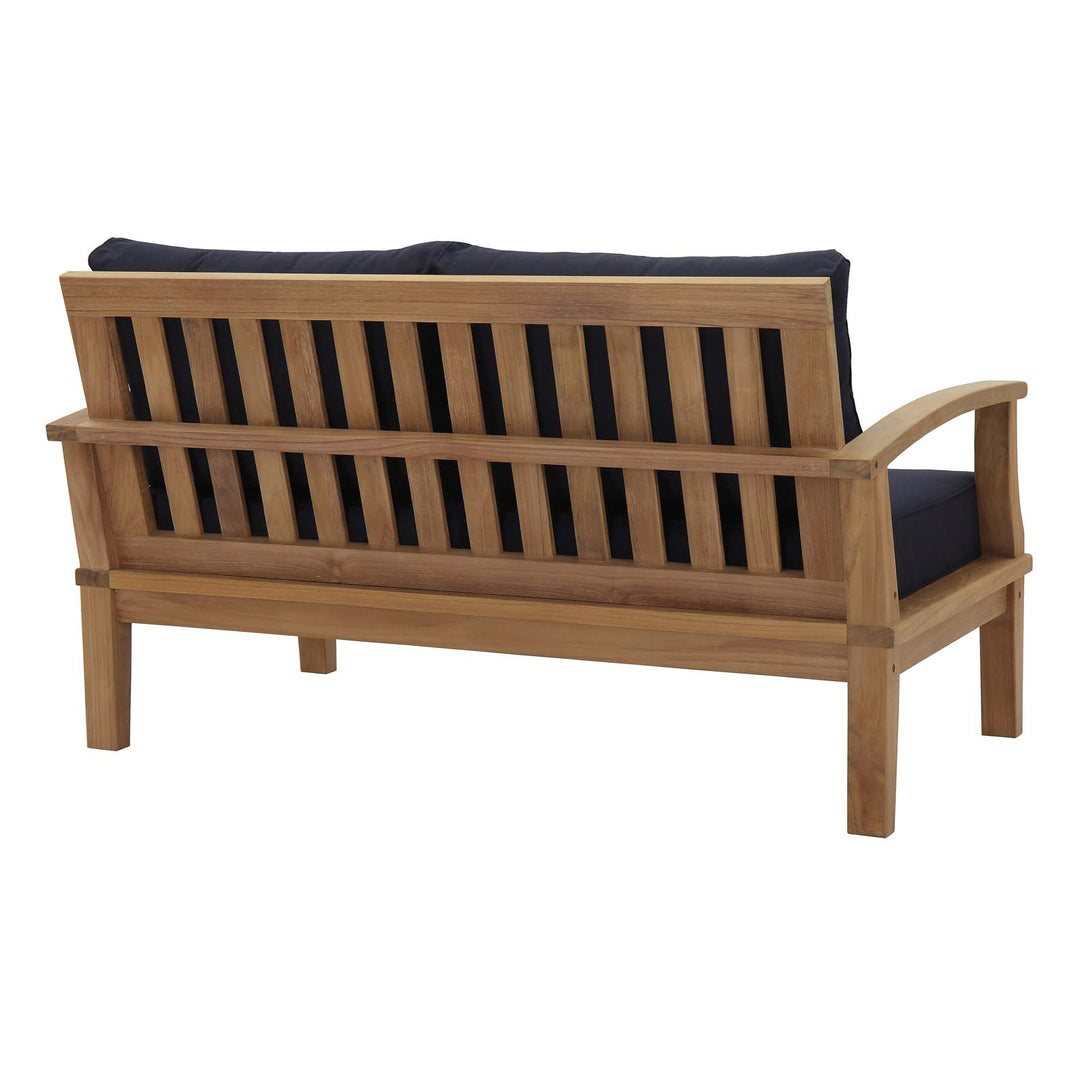 Malibu Outdoor Patio Teak Loveseat