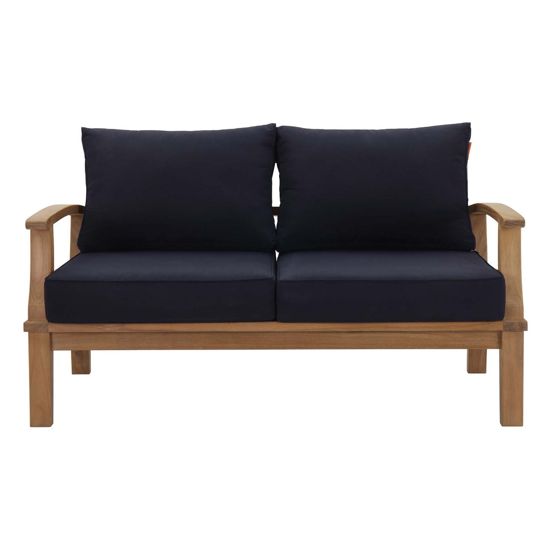 Malibu Outdoor Patio Teak Loveseat