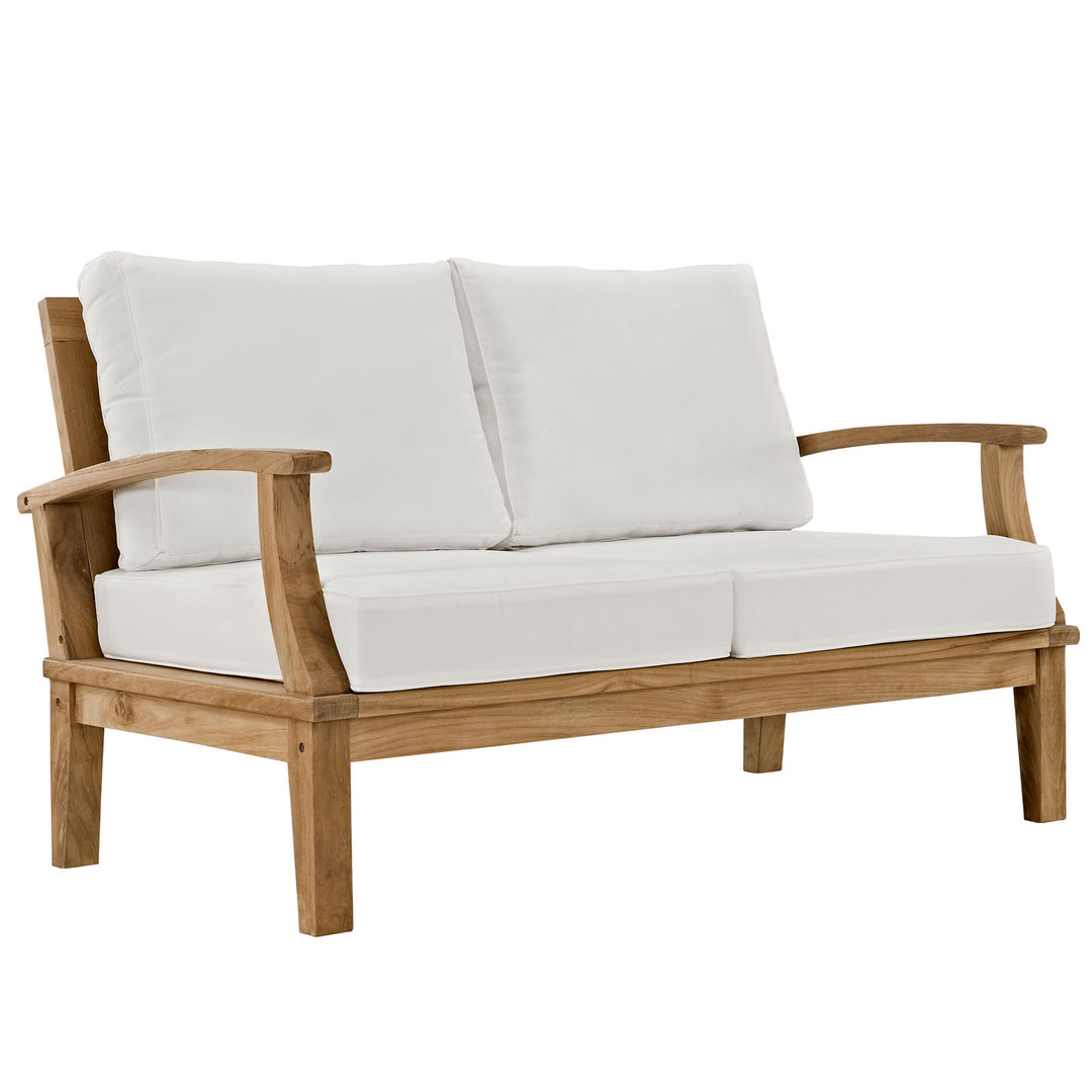 Malibu Outdoor Patio Teak Loveseat