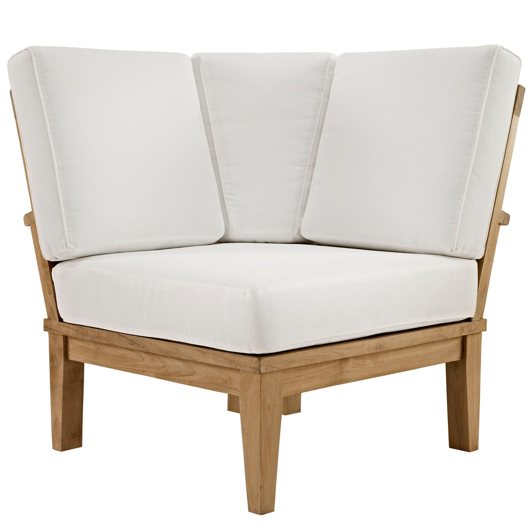 Malibu Outdoor Patio Teak Corner Sofa