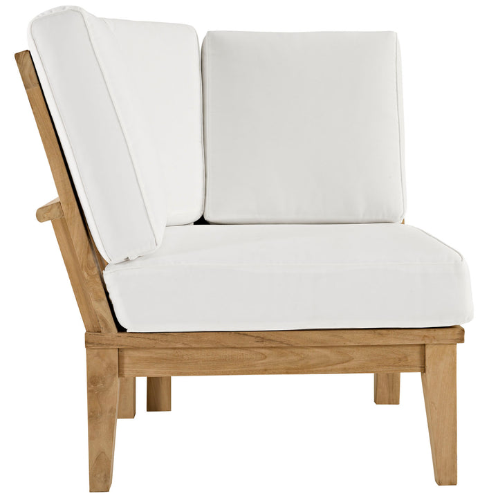 Malibu Outdoor Patio Teak Corner Sofa