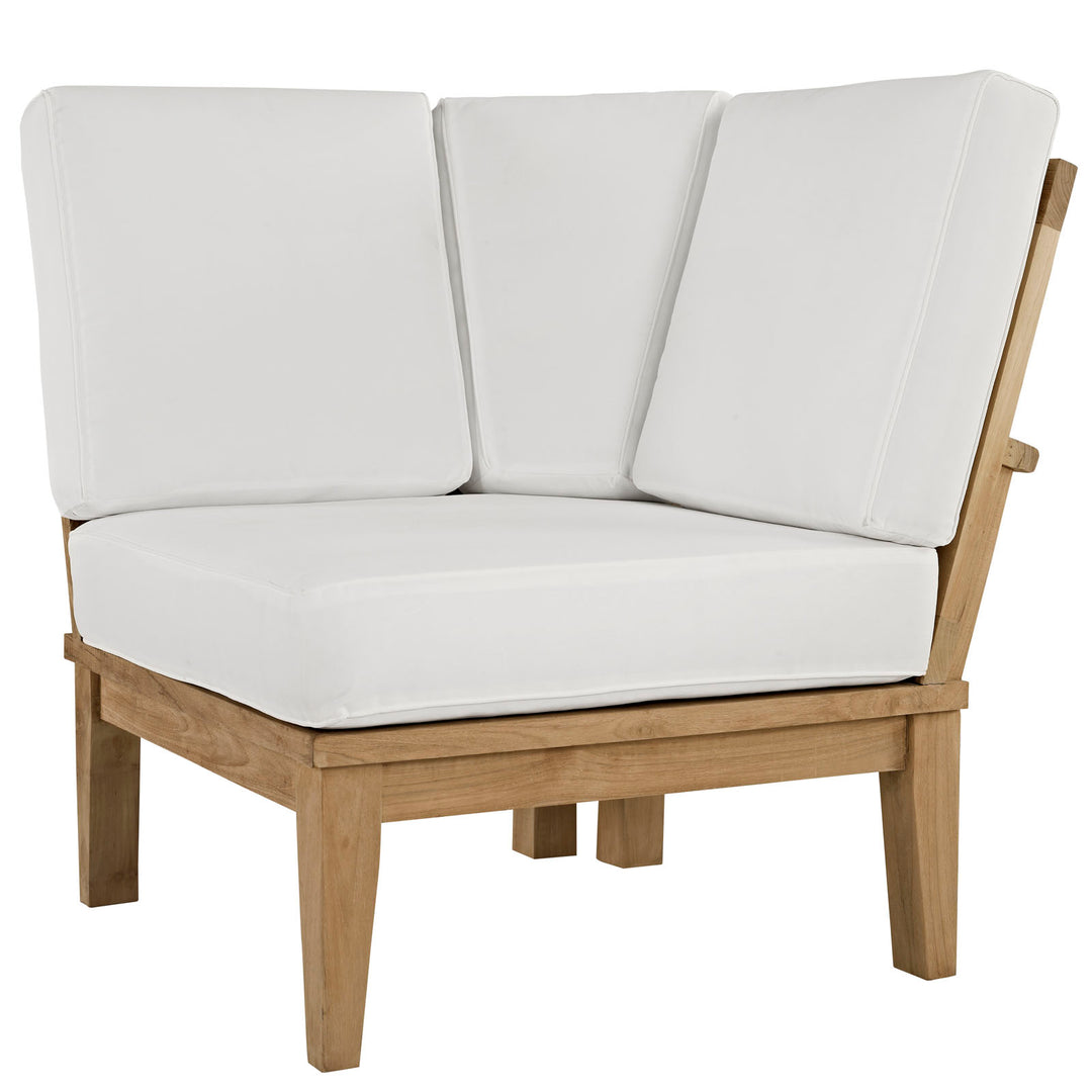 Malibu Outdoor Patio Teak Corner Sofa