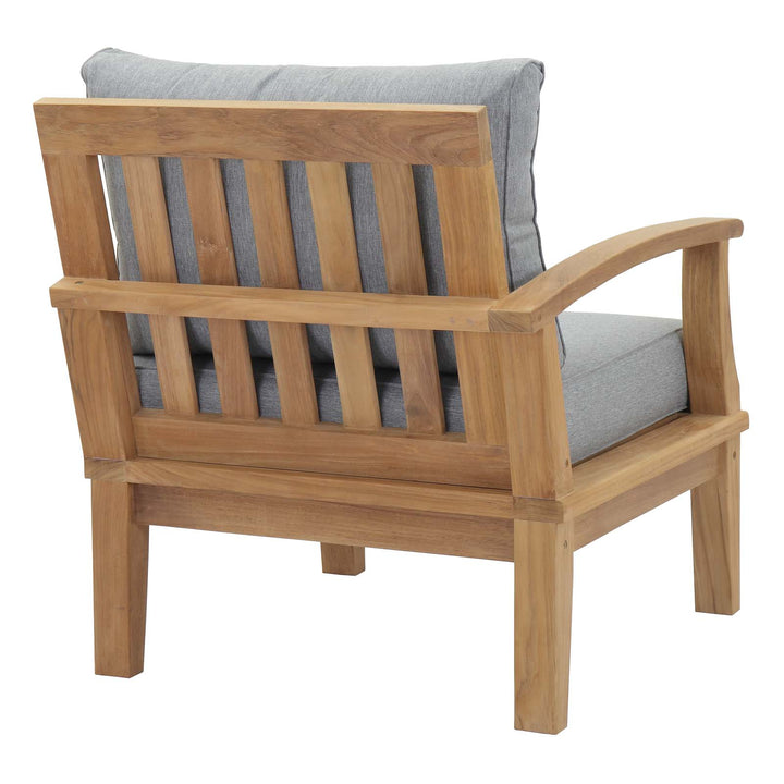 Marina Outdoor Patio Teak Lounger Sofa