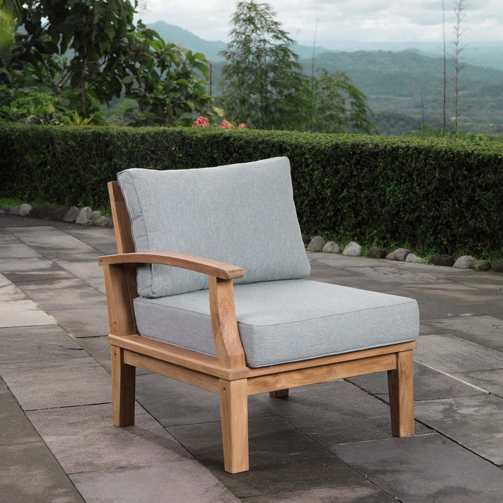 Marina Outdoor Patio Teak Lounger Sofa