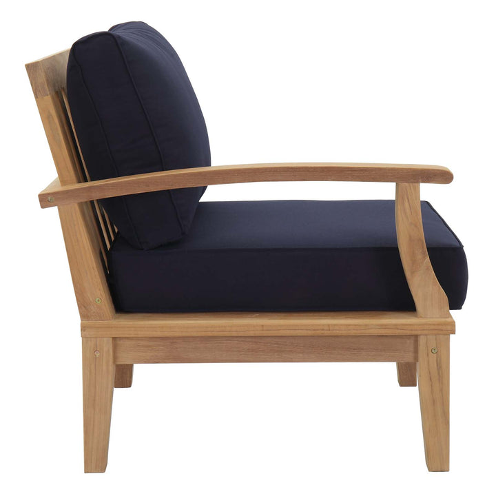 Marina Outdoor Patio Teak Lounger Sofa