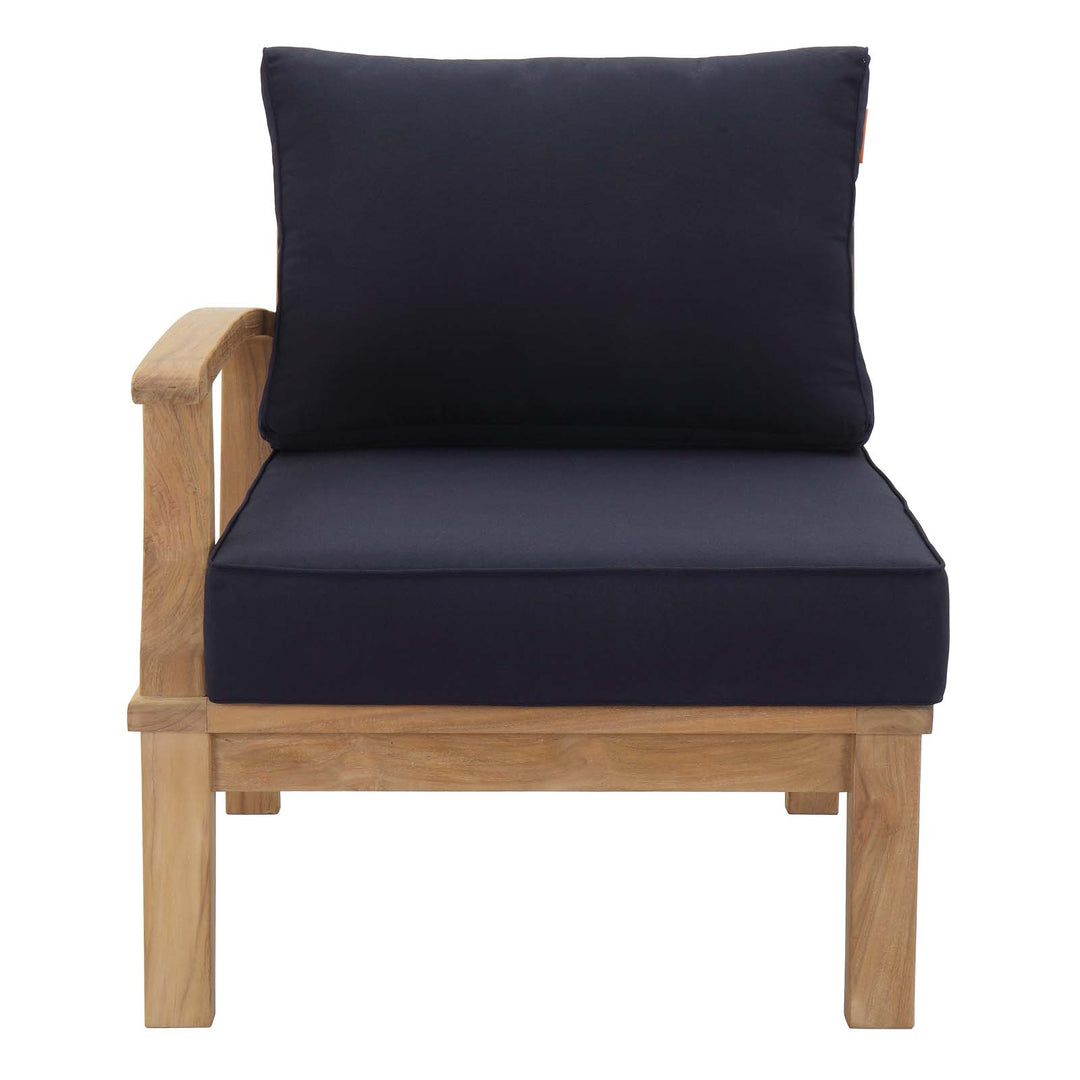 Marina Outdoor Patio Teak Lounger Sofa