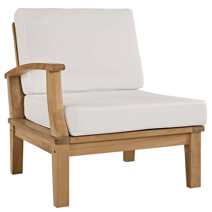 Marina Outdoor Patio Teak Lounger Sofa