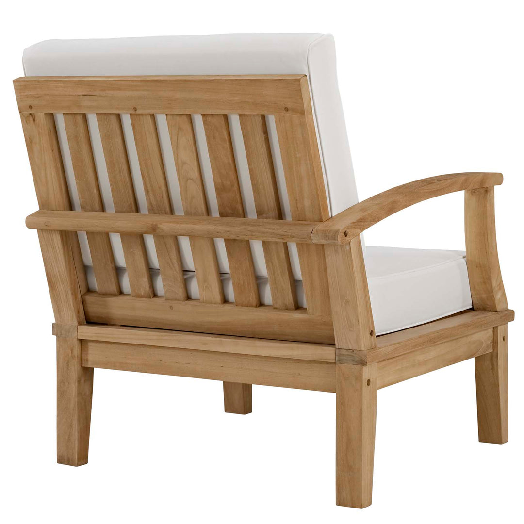 Marina Outdoor Patio Teak Lounger Sofa