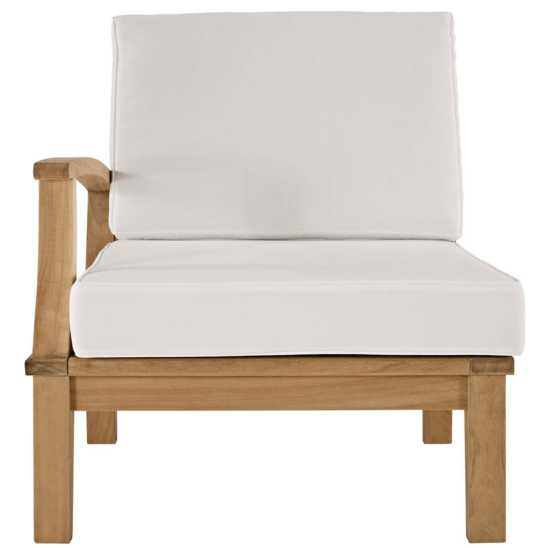 Marina Outdoor Patio Teak Lounger Sofa