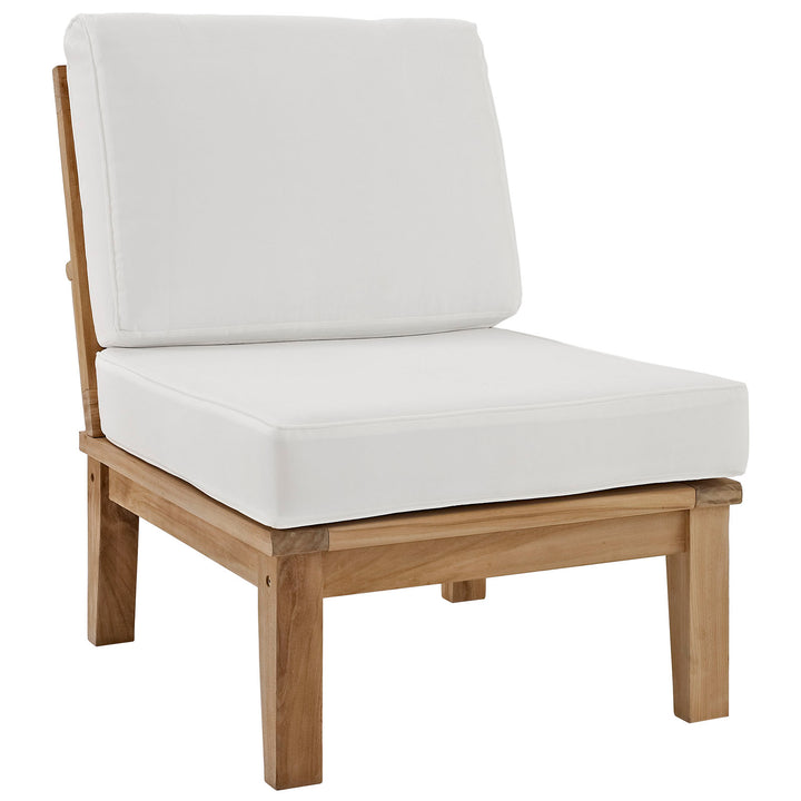 Mason Armless Outdoor Patio Teak Sofa