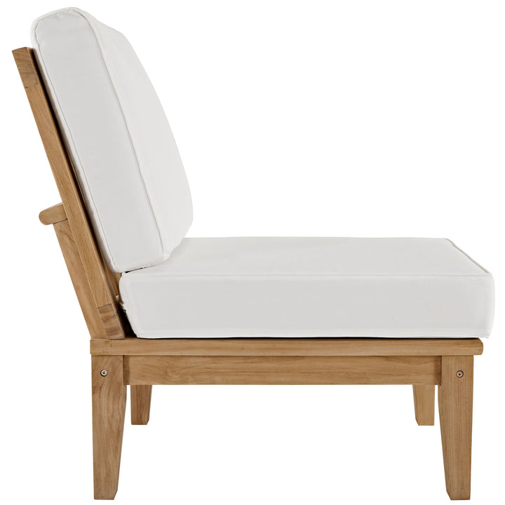 Mason Armless Outdoor Patio Teak Sofa