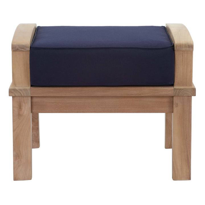 Malibu Outside Patio Teak Ottoman