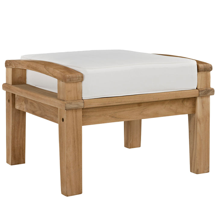 Malibu Outside Patio Teak Ottoman